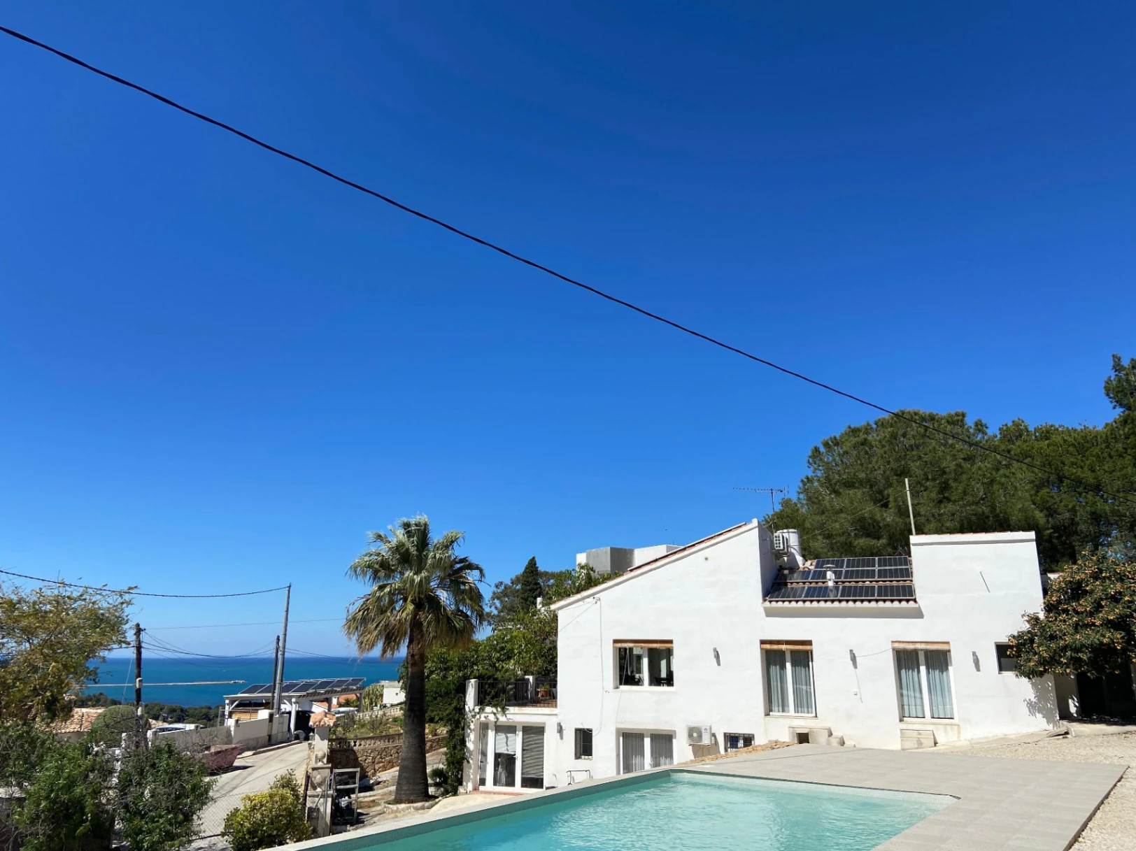 Villa Ibicenca con vistas panorámicas al Mar y a la Montaña en Dénia