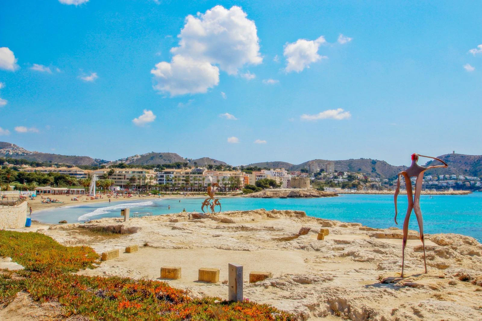 Appartement met uitzicht op zee en een uitstekende locatie in Moraira
