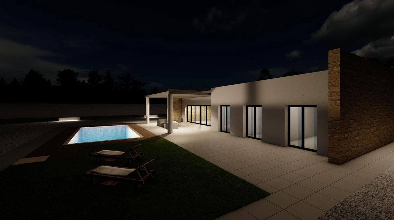 Villa de Obra Nueva Llave en Mano en Pinoso – Exclusividad, Espacio y Confort en Plena Naturaleza