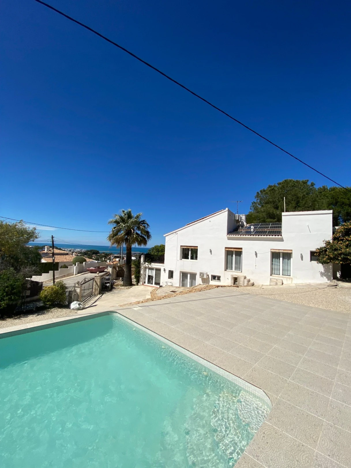 Villa Ibicenca con vistas panorámicas al Mar y a la Montaña en Dénia