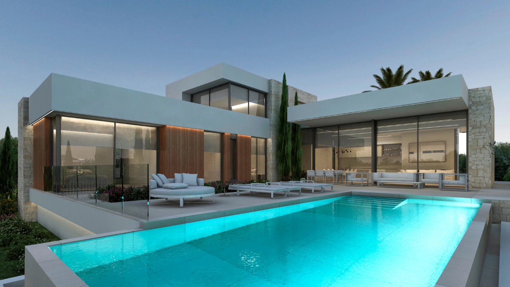 Hermosa villa moderna en venta con vistas al mar