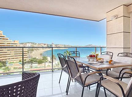 Apartamento en alquiler anual con preciosas vistas al mar - Calpe