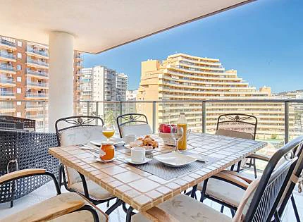Apartamento en alquiler anual con preciosas vistas al mar - Calpe