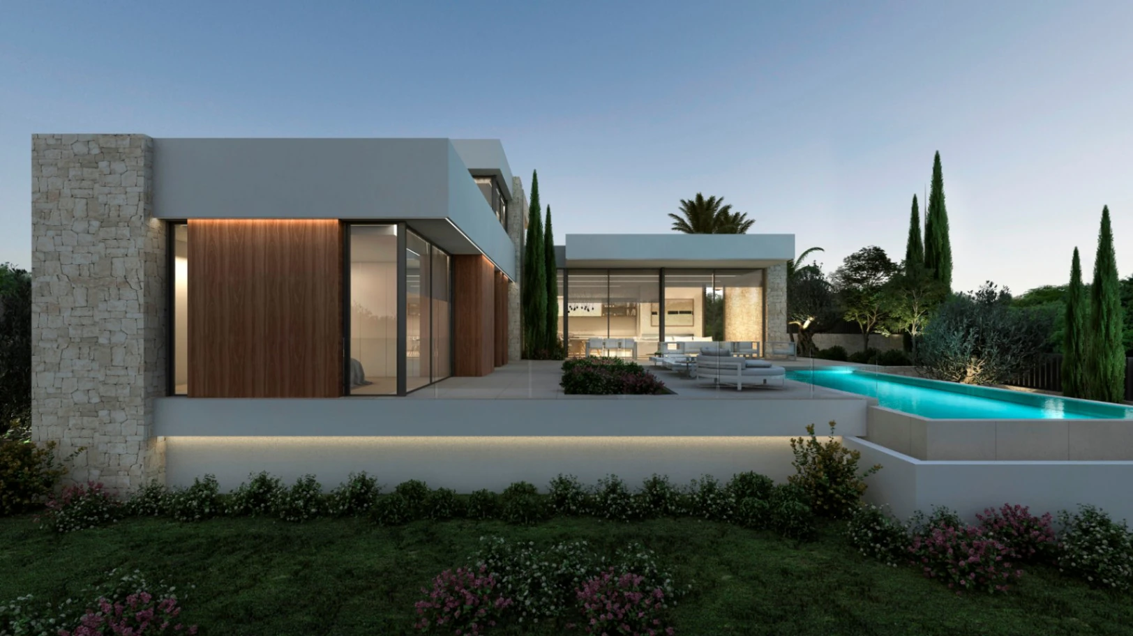 Hermosa villa moderna en venta con vistas al mar