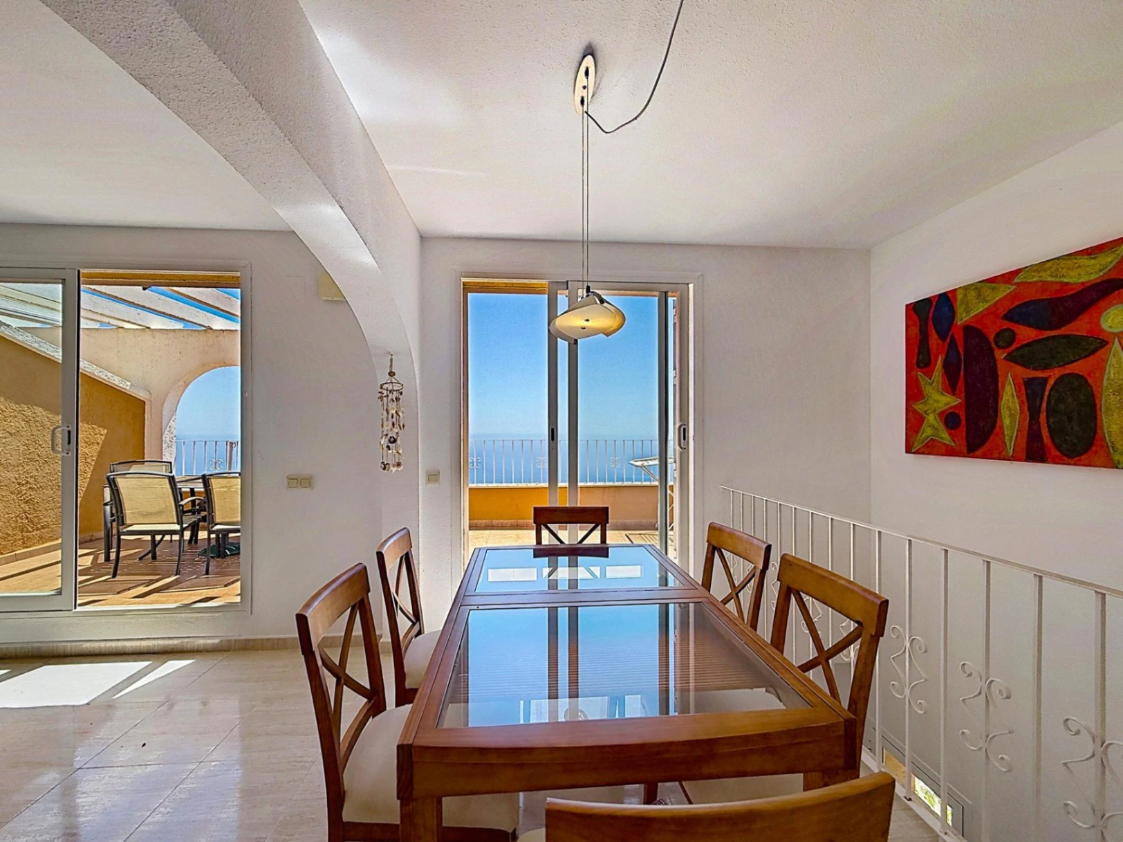 Apartamento dúplex en Pueblo Panorama, Cumbre del Sol, con vistas al mar y al Portet de Moraira