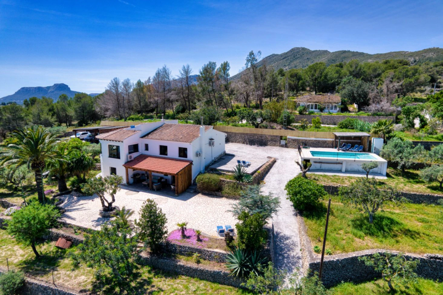 Luxury Countryside Villa for Sale in Benissa with Sea Views, Guest Apartment  4,000m² Plot