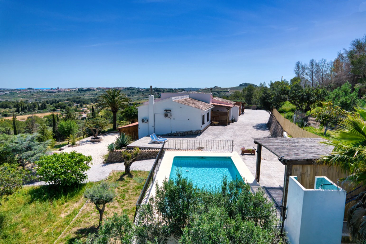 Luxury Countryside Villa for Sale in Benissa with Sea Views, Guest Apartment  4,000m² Plot