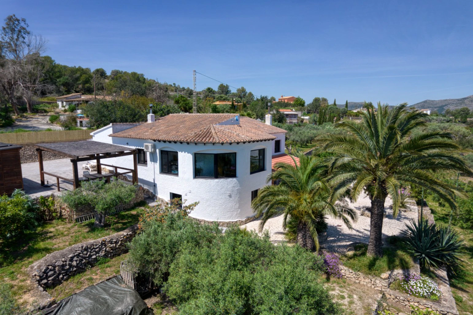 Luxury Countryside Villa for Sale in Benissa with Sea Views, Guest Apartment  4,000m² Plot