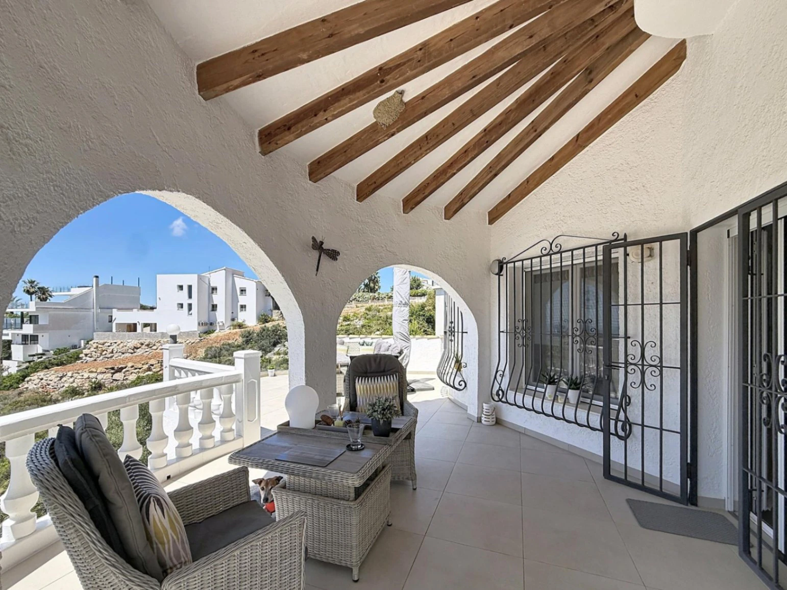 Villa independiente con vistas al mar y piscina climatizada Kalmias Cumbre del Sol Costa Blanca Norte