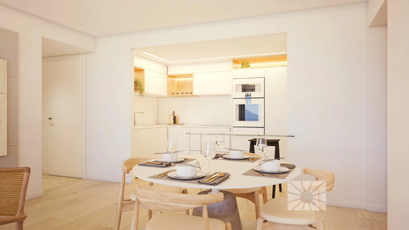 A51 - Apartamento de obra nueva con vistas al mar en La Sella Golf