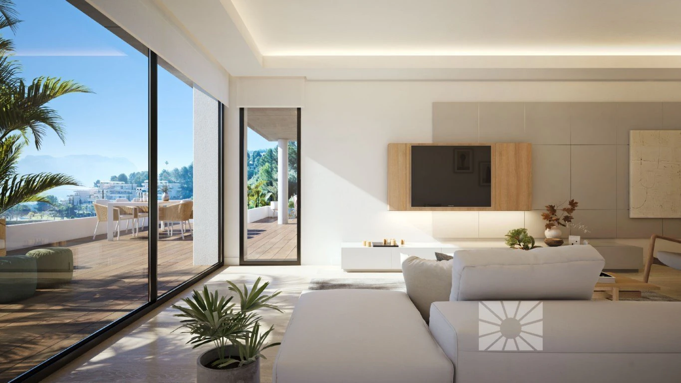 A51 - Apartamento de obra nueva con vistas al mar en La Sella Golf