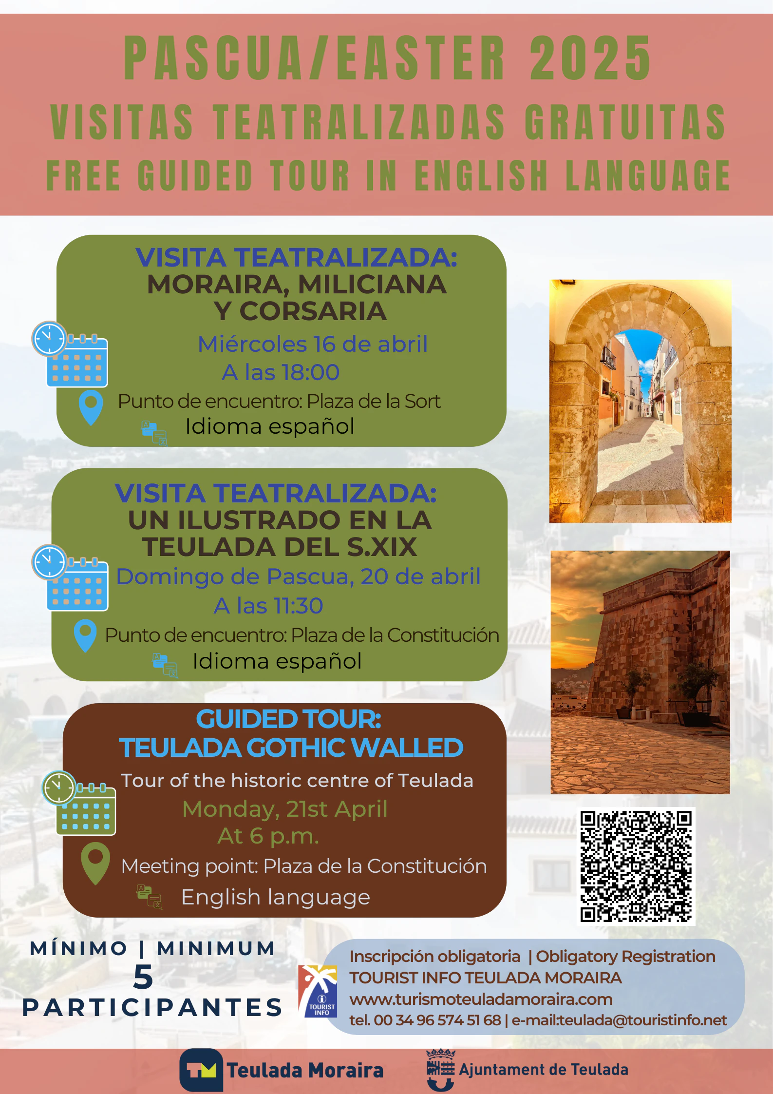 Saturday 21st April FREE GUIDED TOUR - TEULADA GOTHIC WALLED