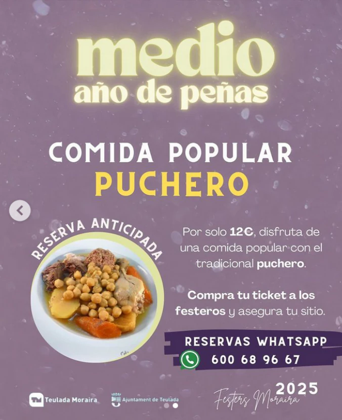 HALF-YEAR FESTIVAL OF PEÑAS MORAIRA