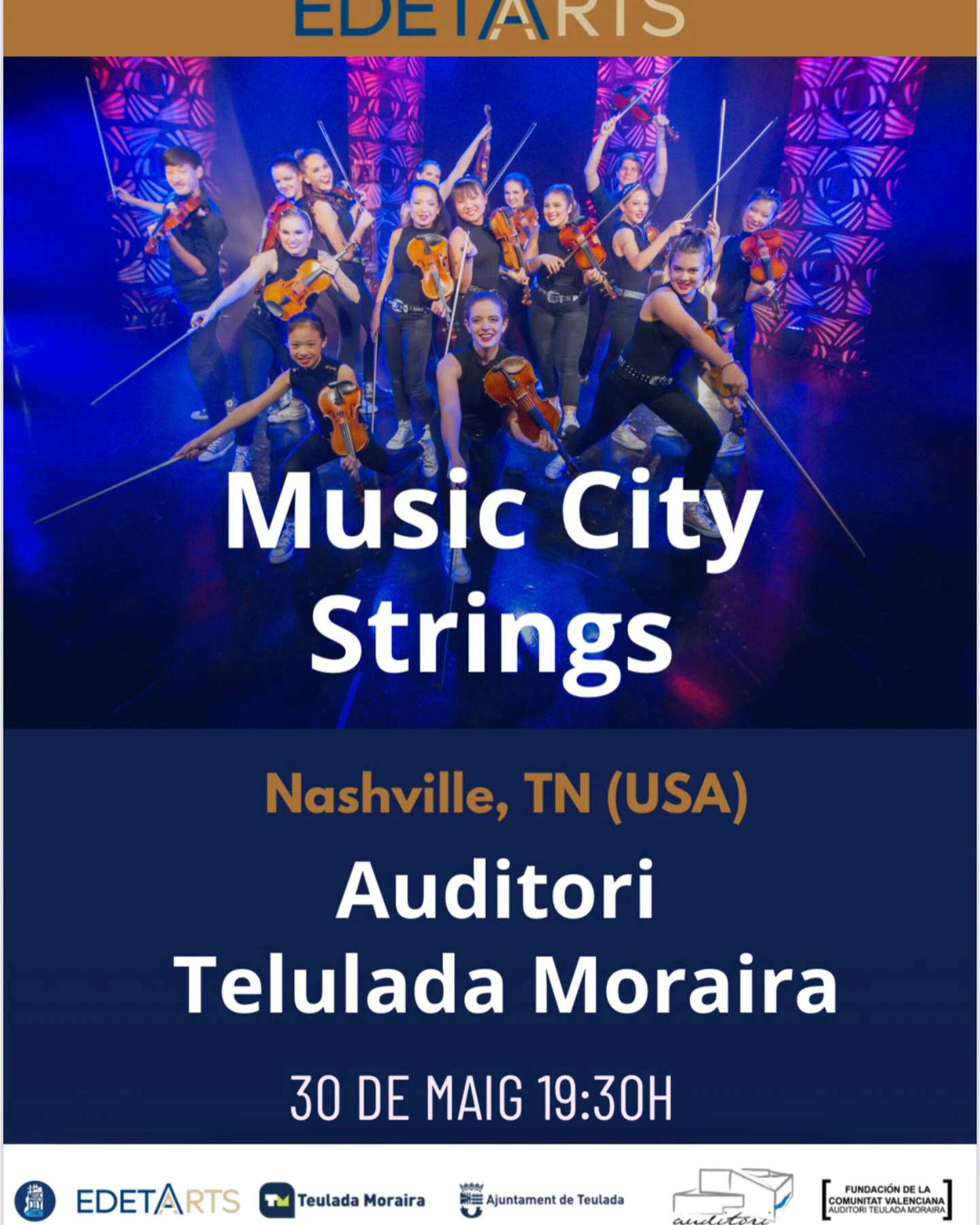 FRIDAY, MAY 30th  -  CONCERT: MUSIC CITY STRINGS – Nashville, TN (USA)