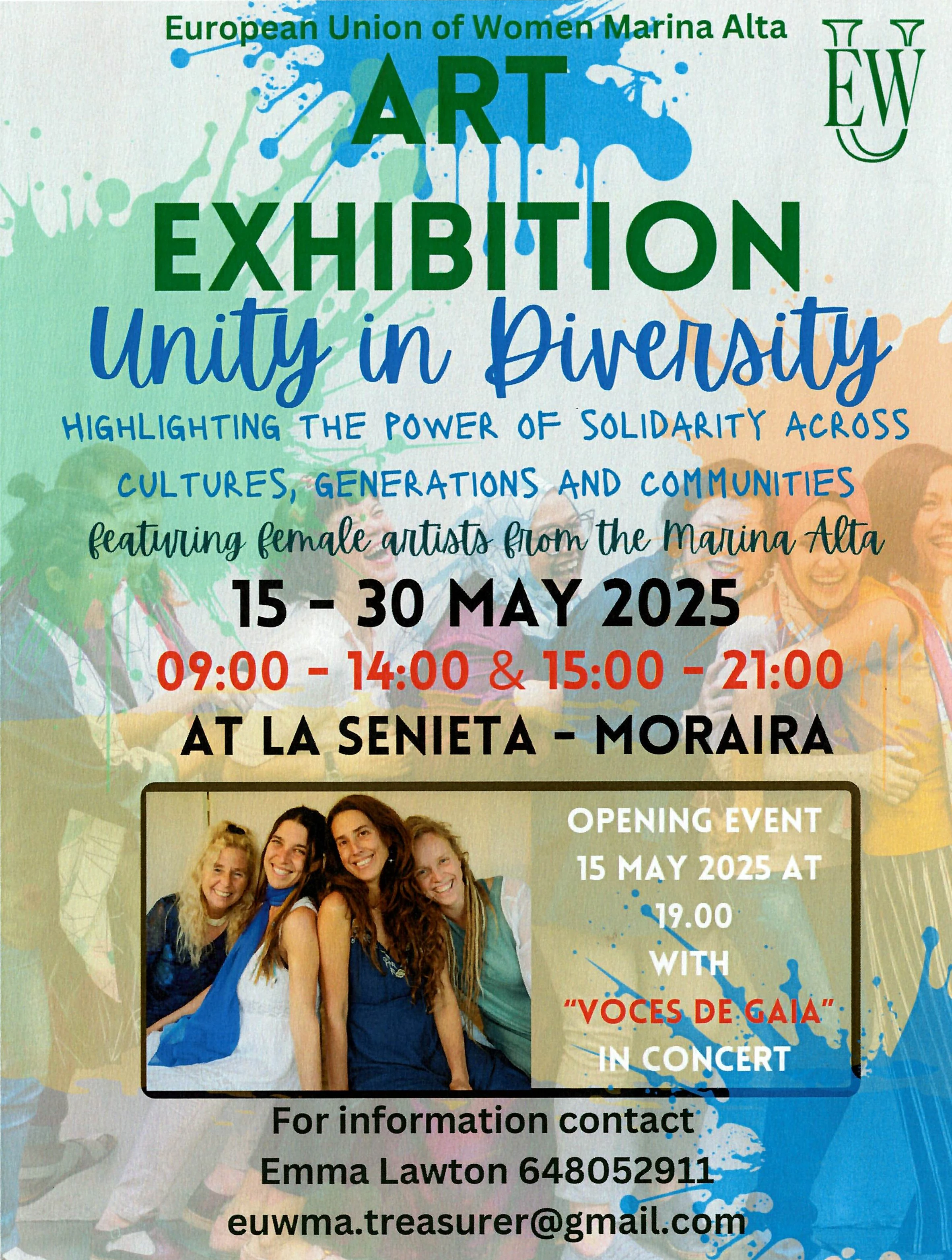 FROM 15th to 30th MAY ART EXHIBITION, UNITY IN DIVERSITY