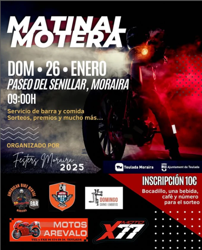 26th January - MOTORBIKE MATINA