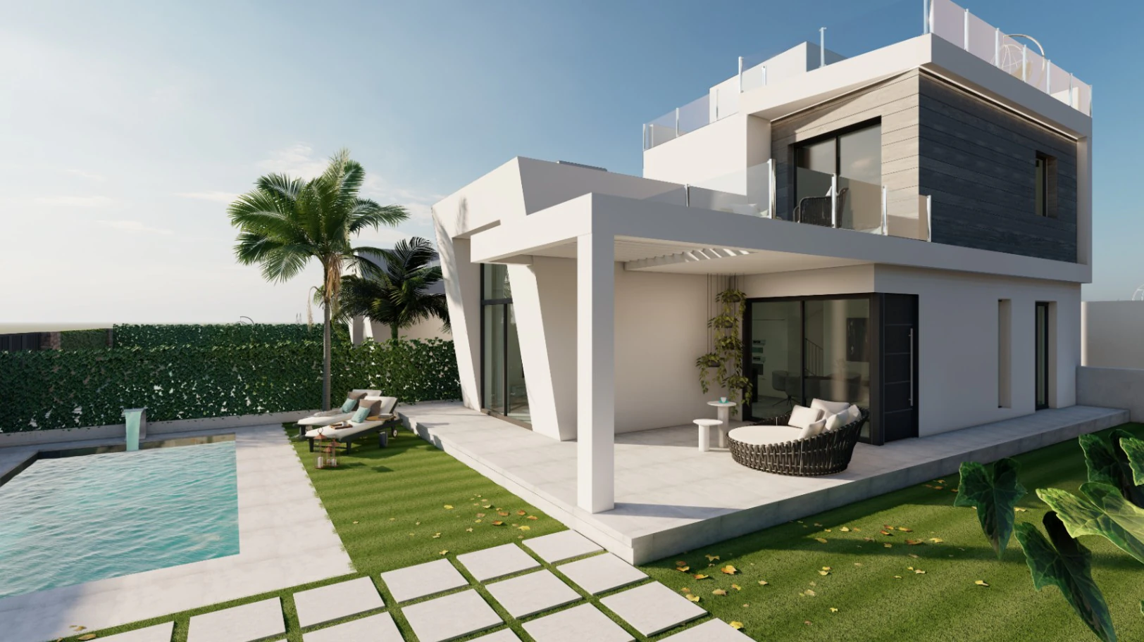 Modern Villa with Pool and Garden in Finestrat