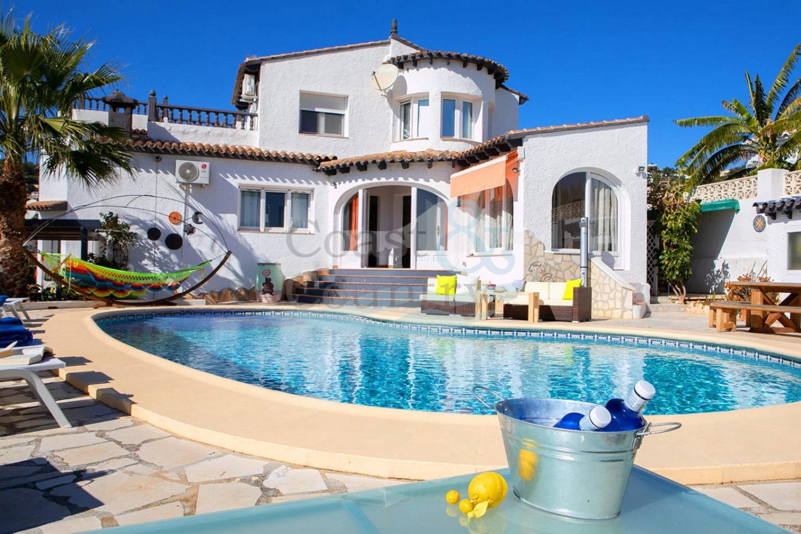 Villa de rêve exquise à Moraira avec vue sur la mer