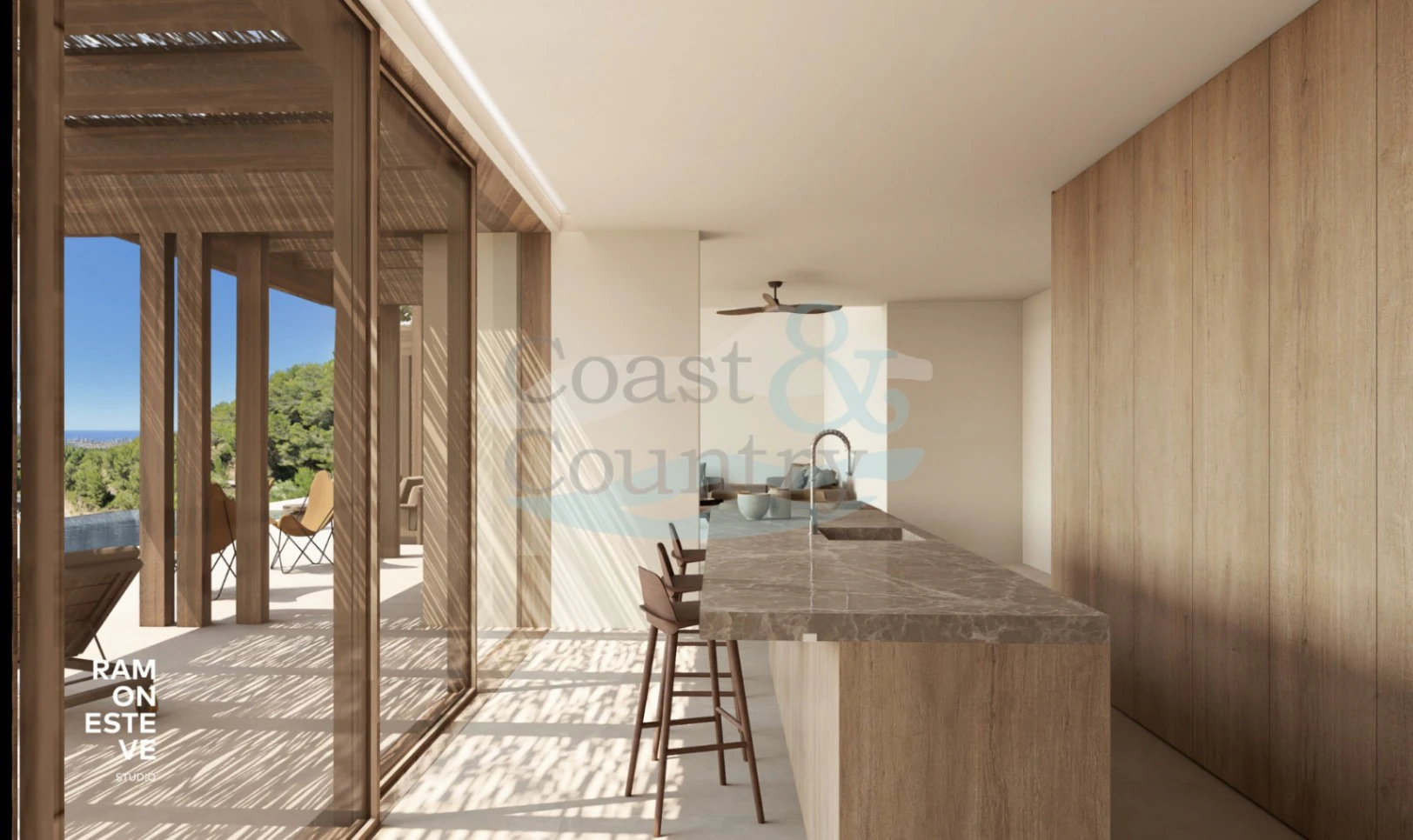 Stunning Villa with Panoramic Mediterranean Sea Views