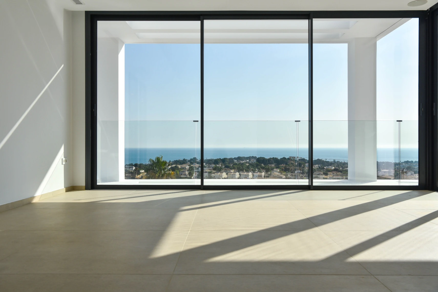 Panoramautsikt over havet Calpe til Moraira