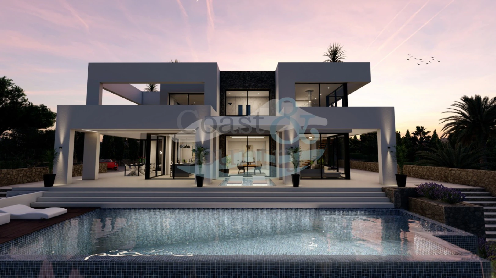Spectacular villa for sale in Calpe.