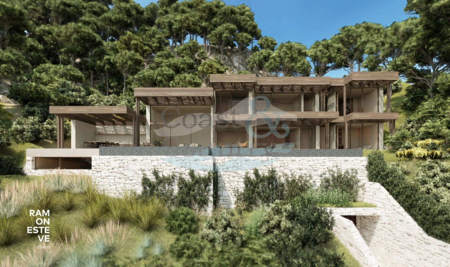 Stunning Villa with Panoramic Mediterranean Sea Views