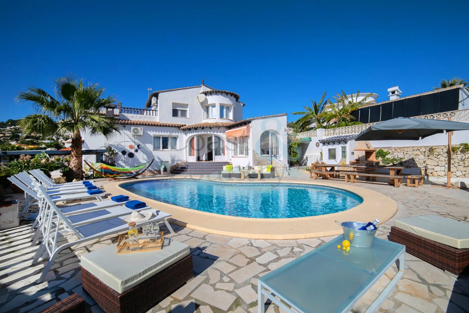 Villa de rêve exquise à Moraira avec vue sur la mer