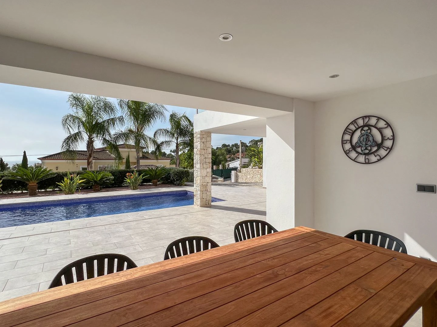 Modern villa for sale with sea view in Moraira