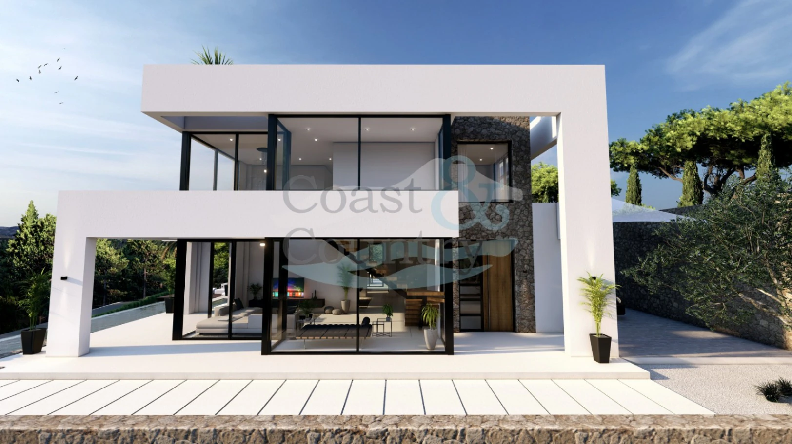 Spectacular villa for sale in Calpe.
