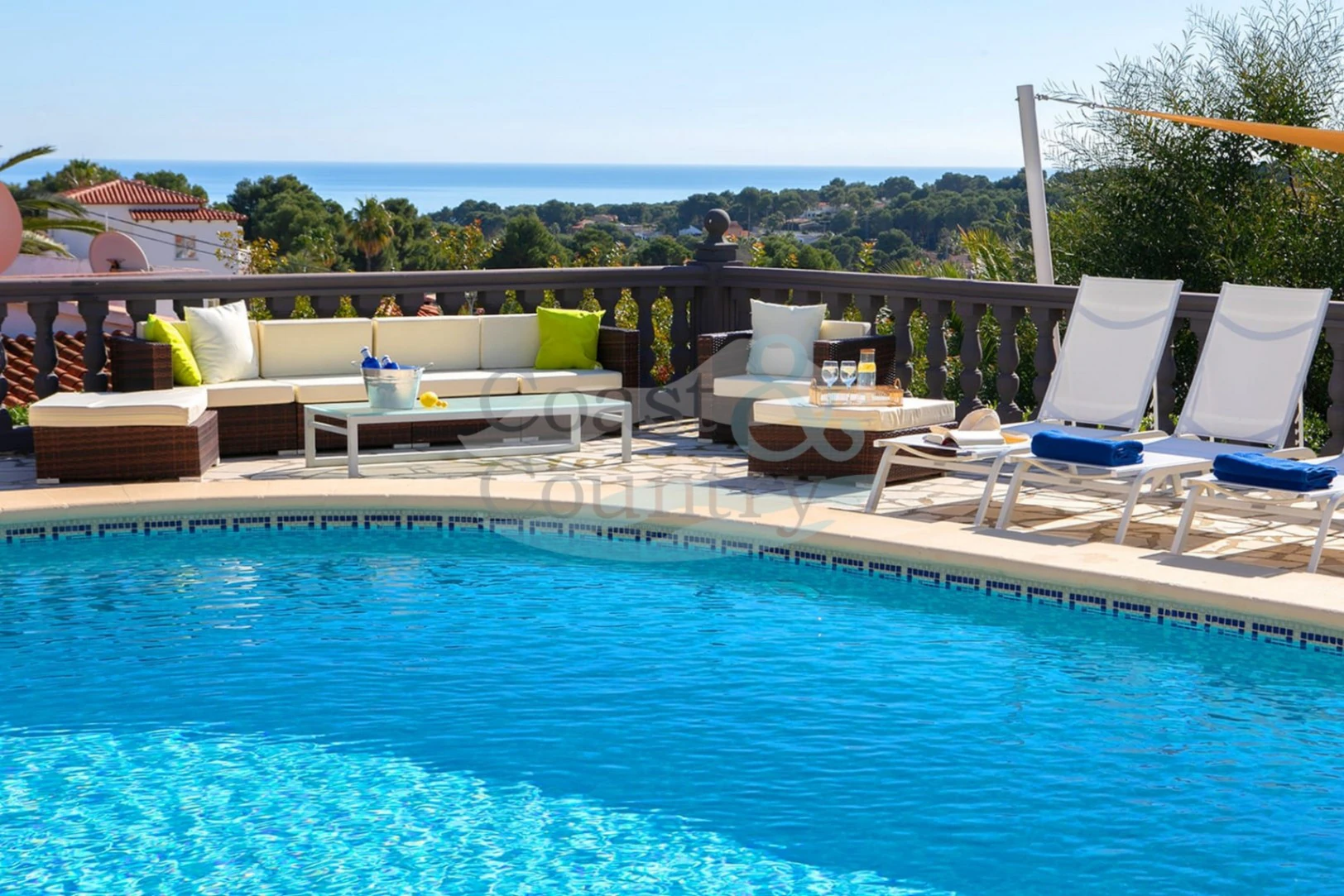 Villa de rêve exquise à Moraira avec vue sur la mer