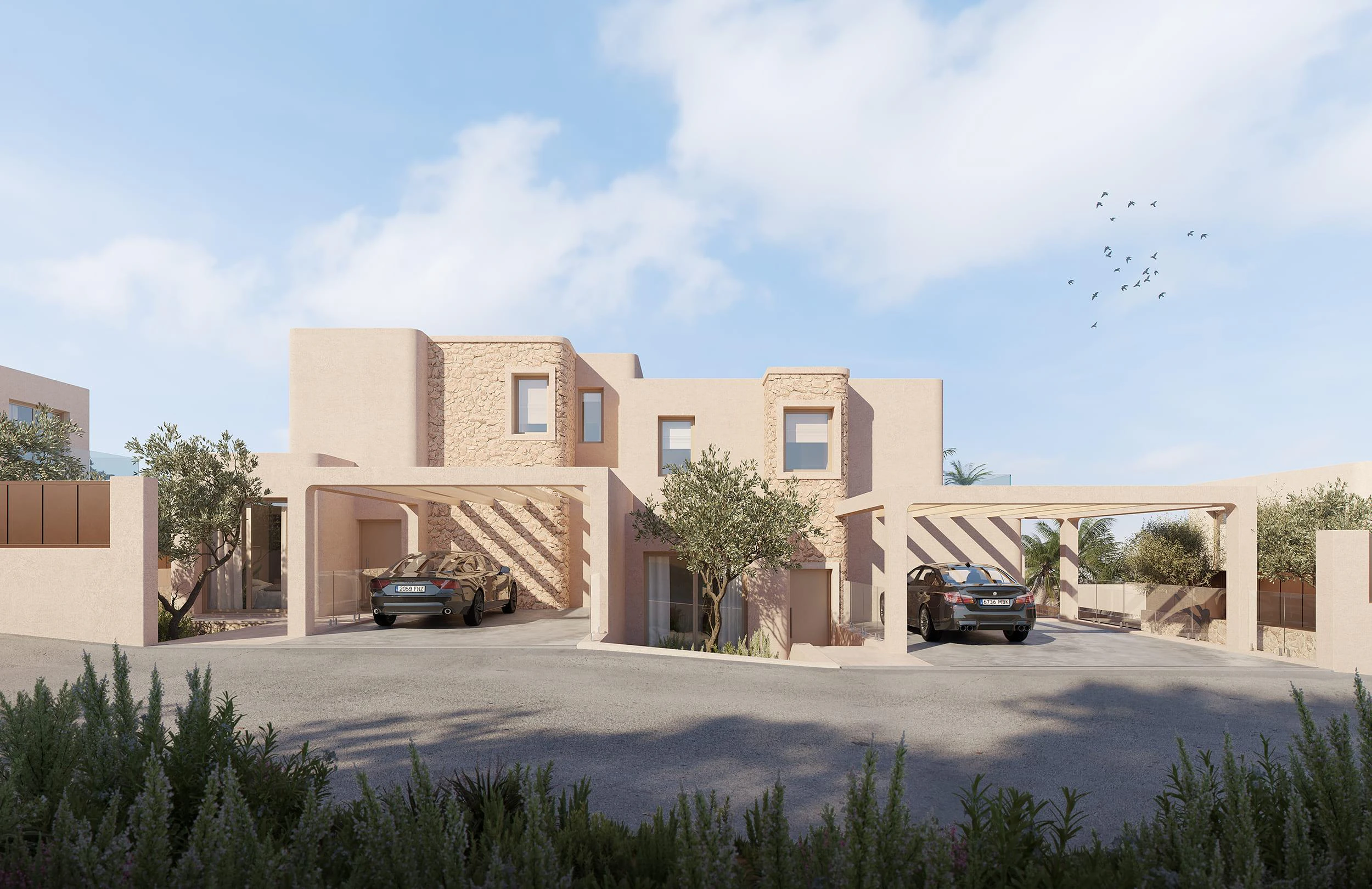 Semi-detached villa in Moraira