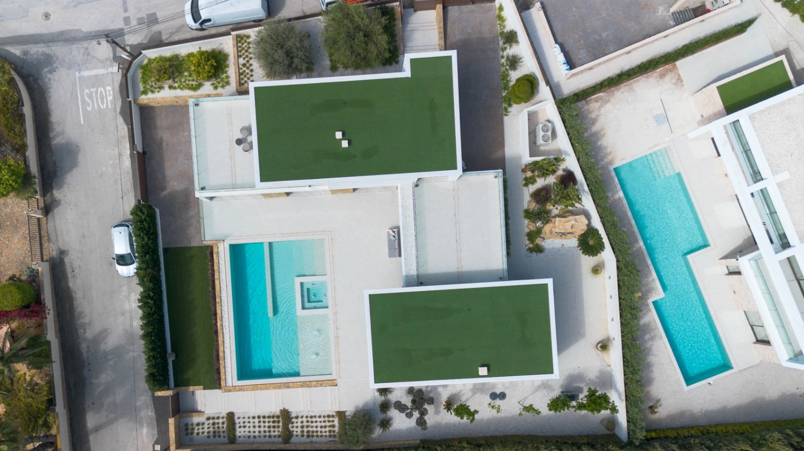 Lyxig modern villa med havsutsikt i Moraira