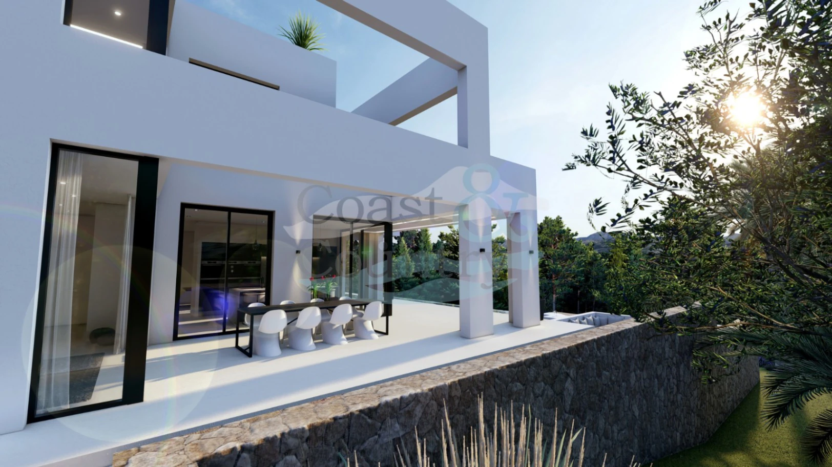 Spectacular villa for sale in Calpe.
