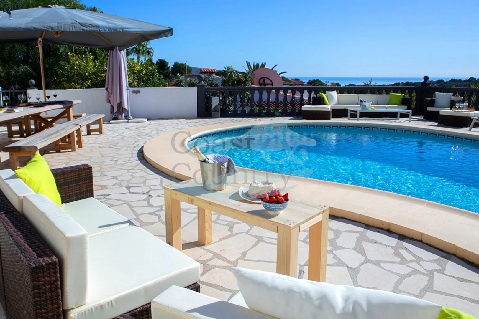 Villa de rêve exquise à Moraira avec vue sur la mer