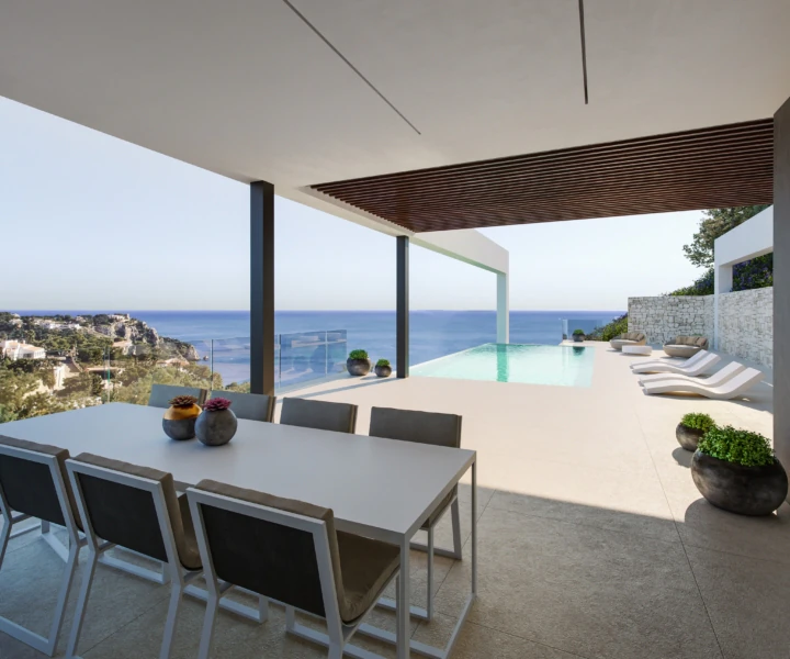 CC1082 - Atemberaubende Villa im ibizenkischen Stil in Jávea