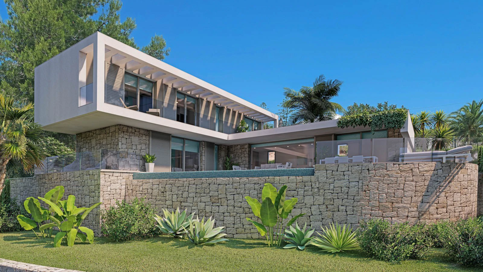 BEAUTIFUL MODERN VILLA IN LA FUSTERA