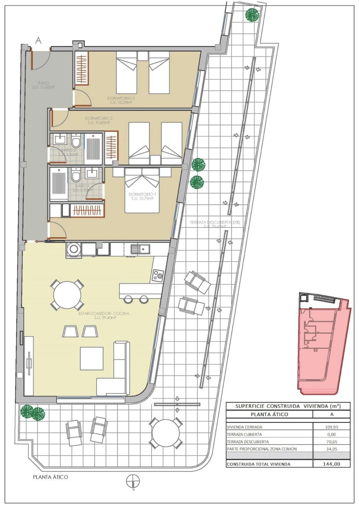 For Sale. Penthouse en Torrevieja