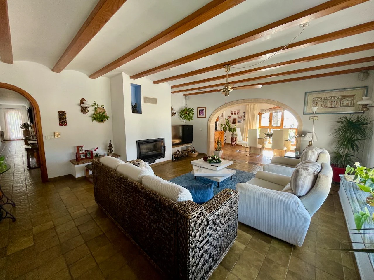 Traditional villa with sea views and views of the Peñón de Ifach in San Jaime Urbanization, Benissa