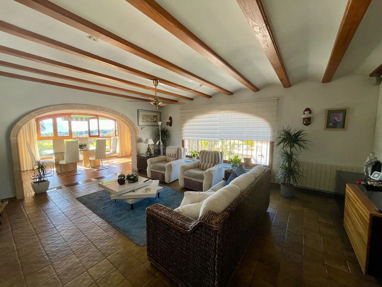 Traditional villa with sea views and views of the Peñón de Ifach in San Jaime Urbanization, Benissa